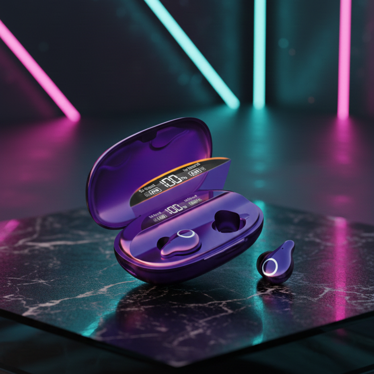 TWS K8/K8A True Wireless Stereo Earbuds: Mini Bluetooth 5.2/5.3 Headset for Sport and Daily Use. Featuring HD Sound Quality, Ergonomic Design