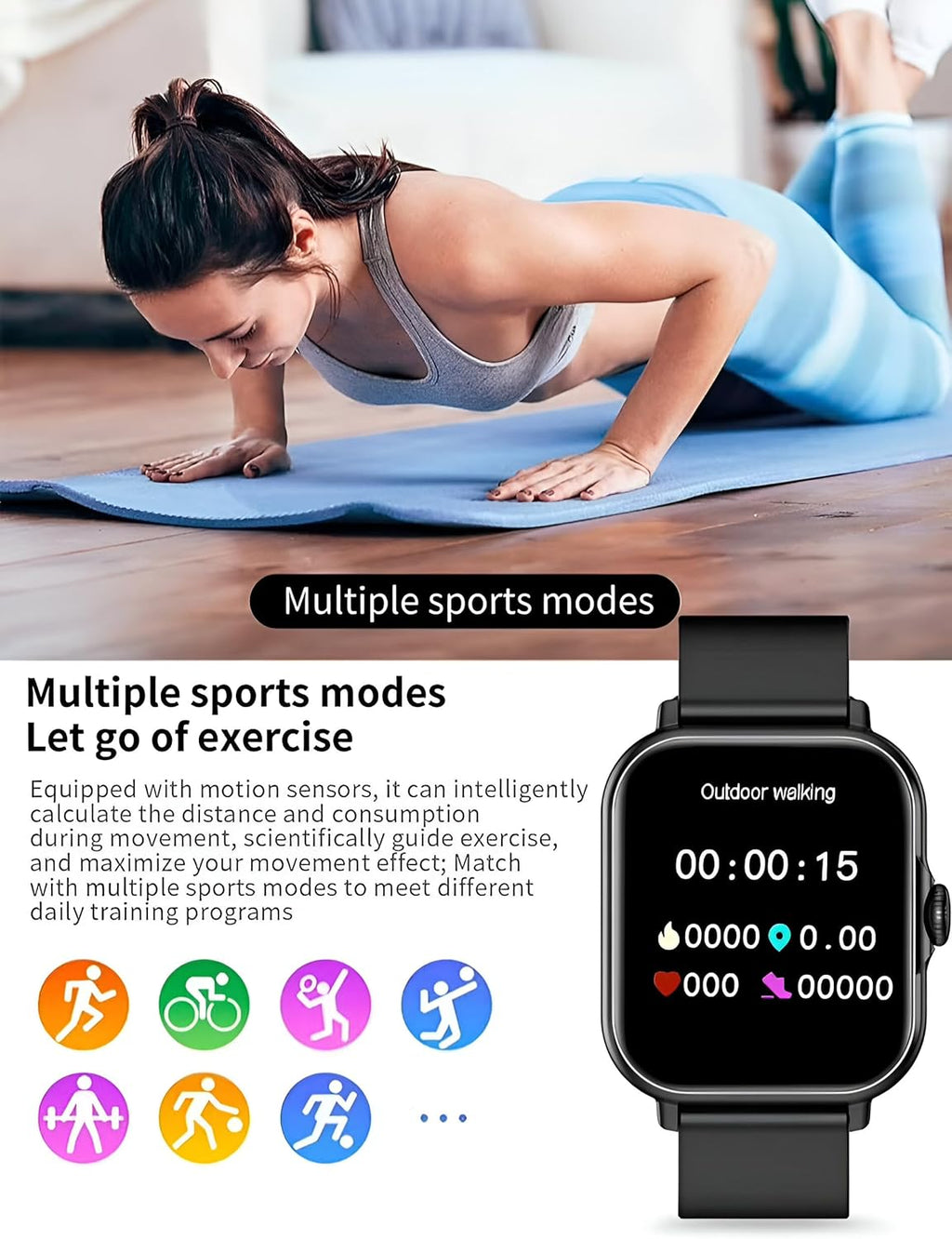 Smart Watch A58 Plus  (Best gift for your partner)