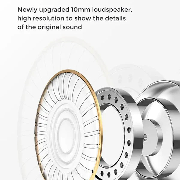 T03S PRO JOYROOM TWS Active Noise Cancelling ANC Earbuds With Premium Case - White Earbuds Joyroom